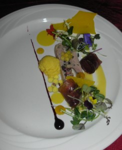 Gold... Trevor Robertson's spectacular duck