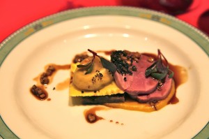 Chef Terry Pichor's dish (image courtesy of Andrew Morrison)