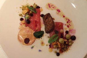 Dave Bohati's tuna and foie gras dish won gold