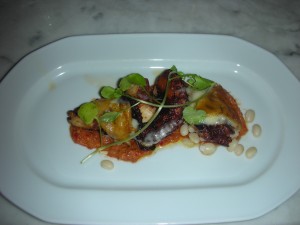 Chef Michele Forgione gave us octopus and nduja and won silver